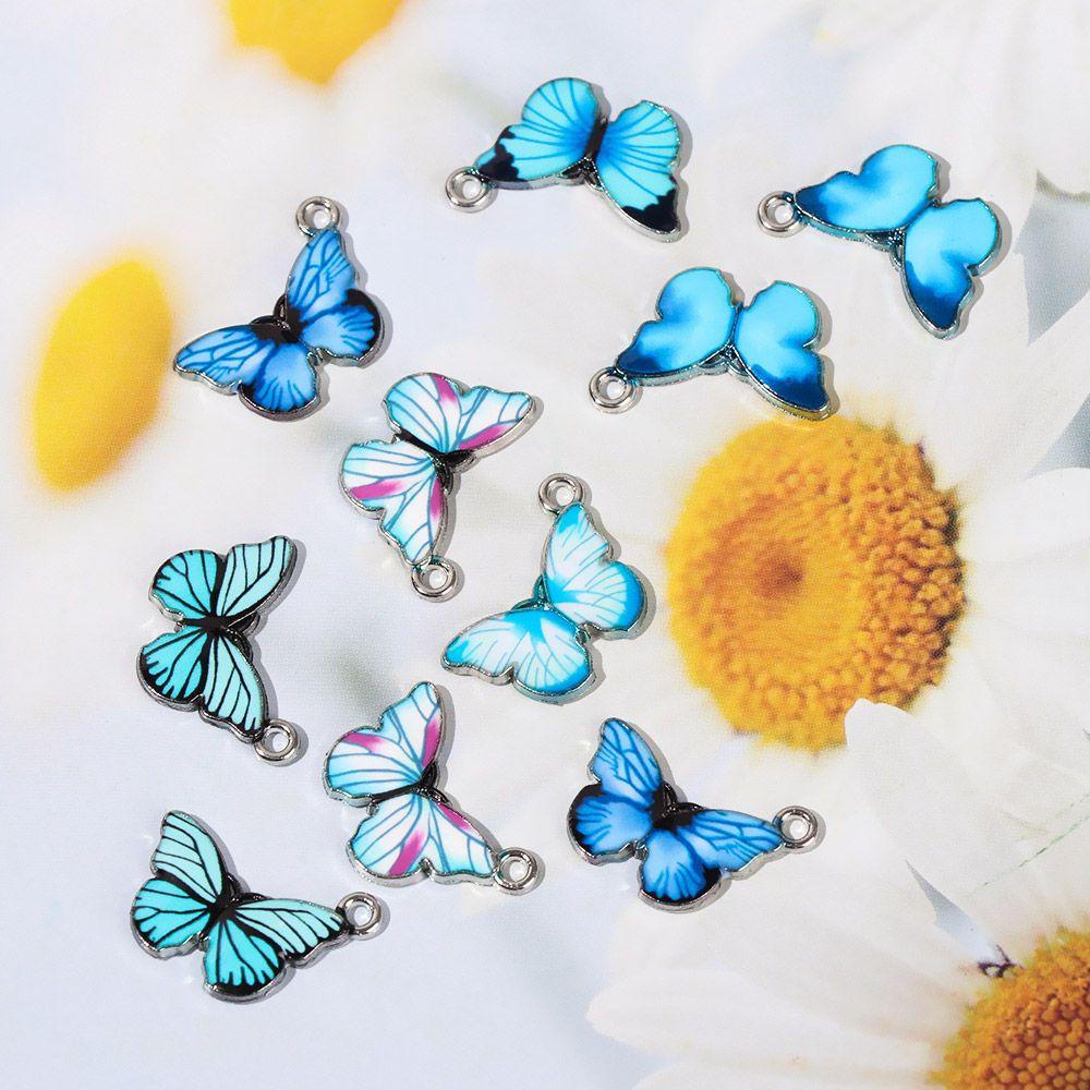 Set 10 Mặt Vòng cổ / Bông Tai / Vòng Tay Hình Bướm Xinh Xắn