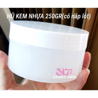🔖Set 10 HŨ KEM NHỰA TRẮNG 250gr🔖