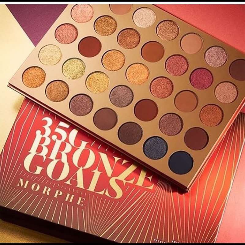 Bảng Phấn Mắt Morphe 35G Màu Lì Và Ánh Ngọc Trai Thời Trang