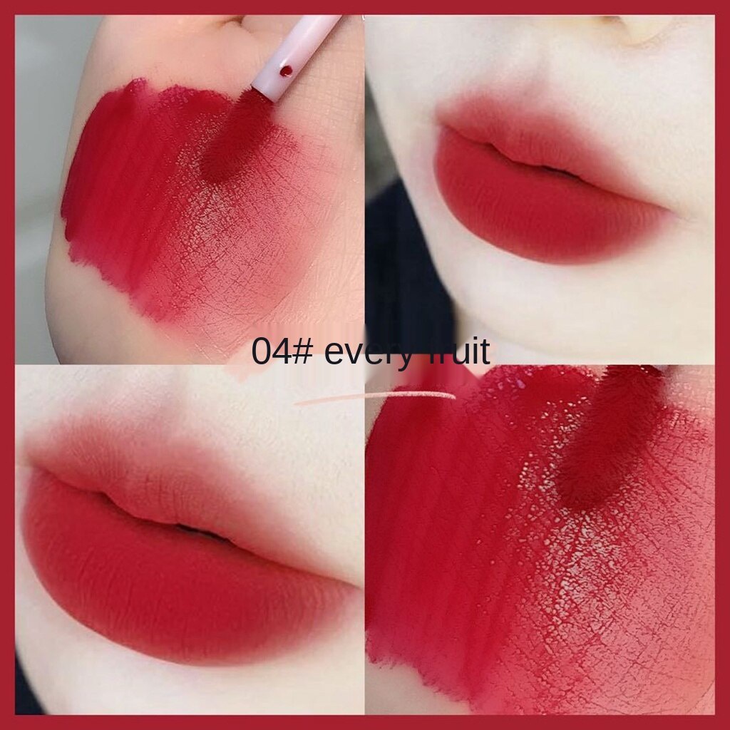 Set Son Môi Nhung Lì Không Dính Cốc