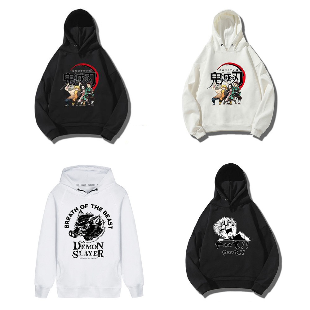Áo hoodie in hình Demon Slayer kimetsu No yaiba năng động dành cho nam