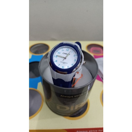 Đồng hồ trẻ em Diray chạy kim, quai silicone bền bỉ, hàng h.ãng