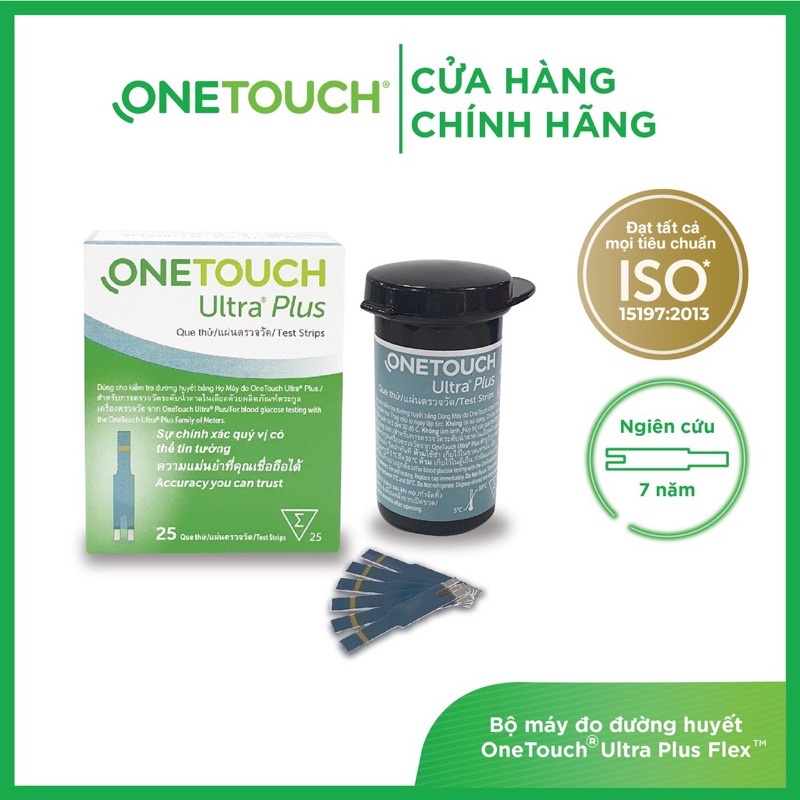 MÁY ĐO ĐƯỜNG HUYẾT ONETOUCH ULTRAL PLUS PLEX made in Thuỵ Sĩ
