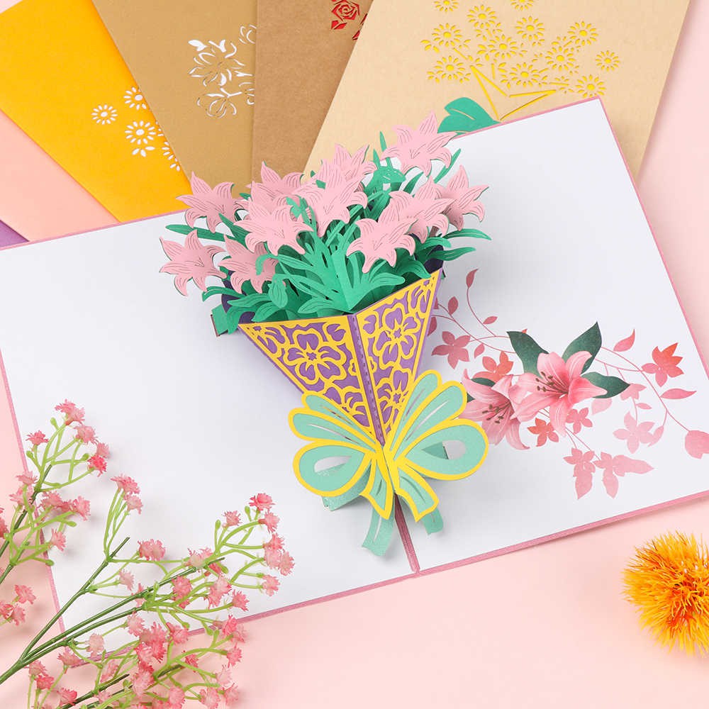 Gấu bông, viết thiếp chúc mừng
