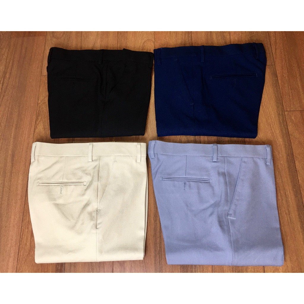 Quần âu nam vải chéo 79, phong cách trẻ Hàn Quốc, thời trang công sơ | BigBuy360 - bigbuy360.vn