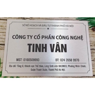 Bảng/ Biển hiệu Công ty mạ inox sang trọng, cao cấp-Biển công ty cho doanh nghiệp