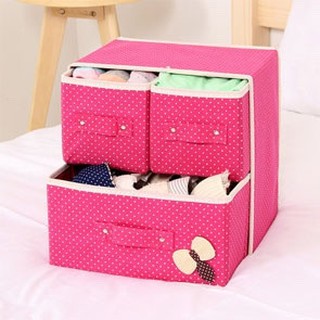 tủ vải mini 2 tầng 3 ngăn kéo