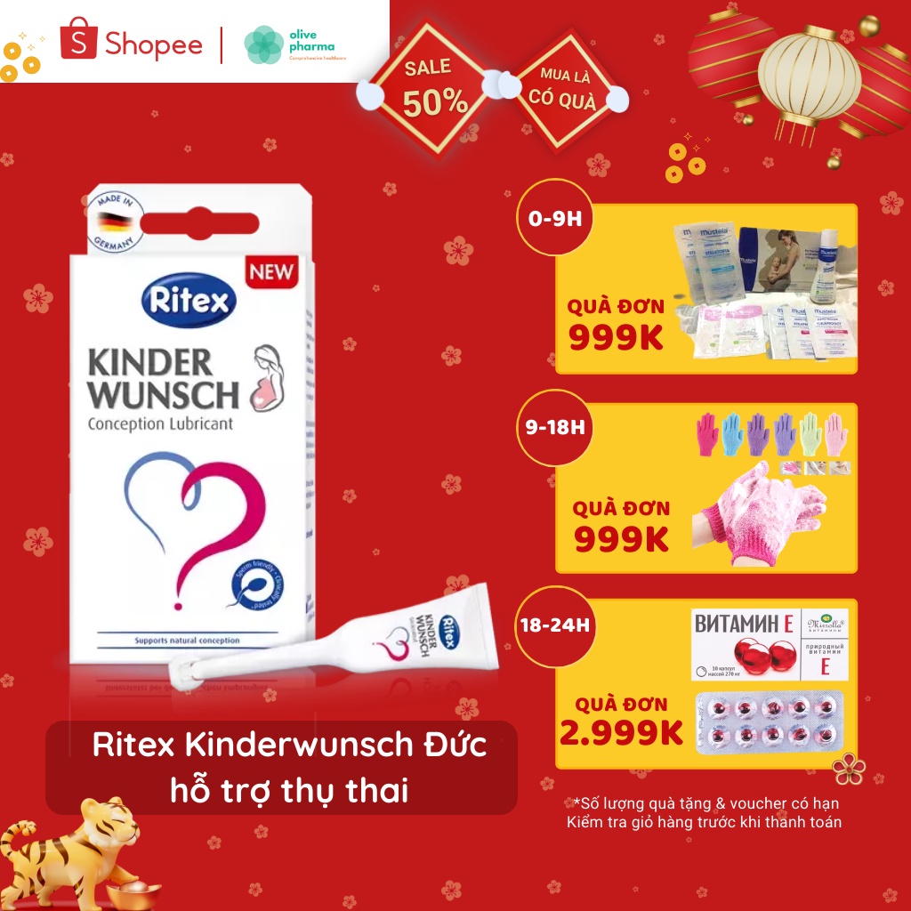 Ritex Kinderwunsch Đức hỗ trợ thụ thai