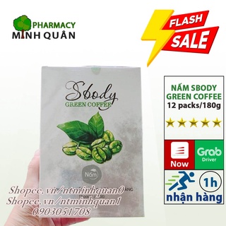 Giảm cân nấm Sbody Green Coffee an toàn nhanh cấp tốc mỡ đùi mỡ bụng