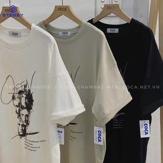[P0194] Áo thun cotton mặt lông dày in hình 4 mặt người QUEEN form rộng (Có sẵn/Ảnh thật)