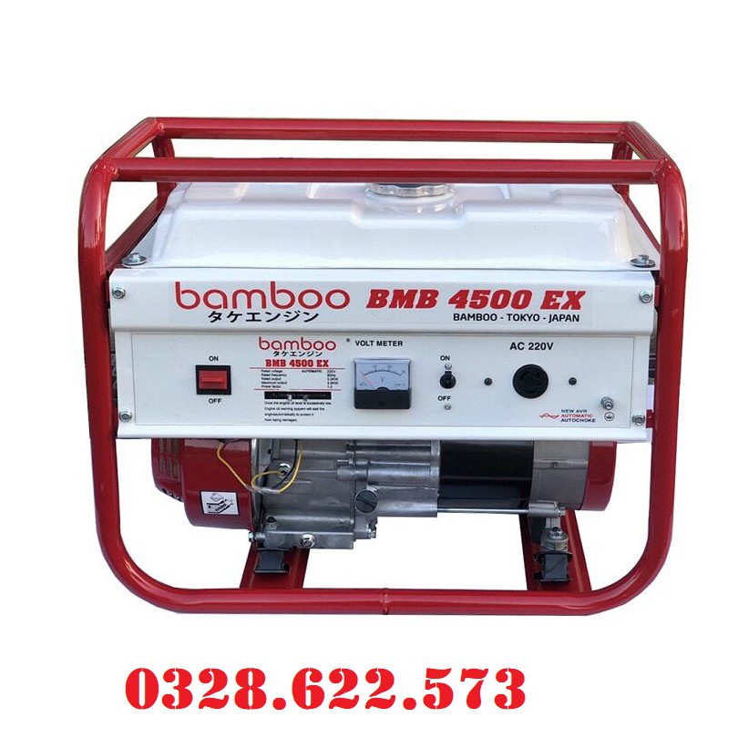 Máy Phát Điện Chạy Xăng 3.5kw Bamboo BMB 4500EX