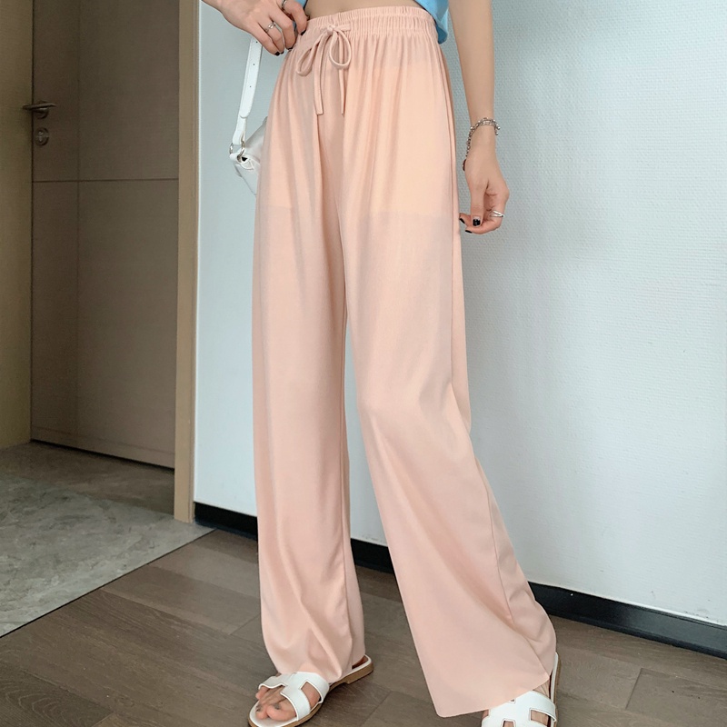 Quần ống rộng SUXI màu sắc thanh lịch cho nữ