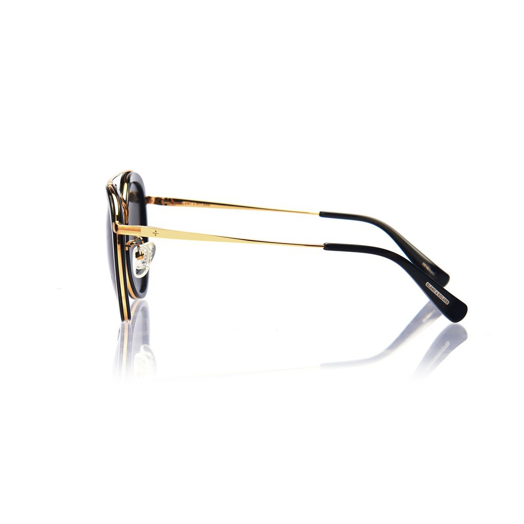 Mắt Kính Thời Trang SAO PAULO (Black And Gold Metal With Green Lens)