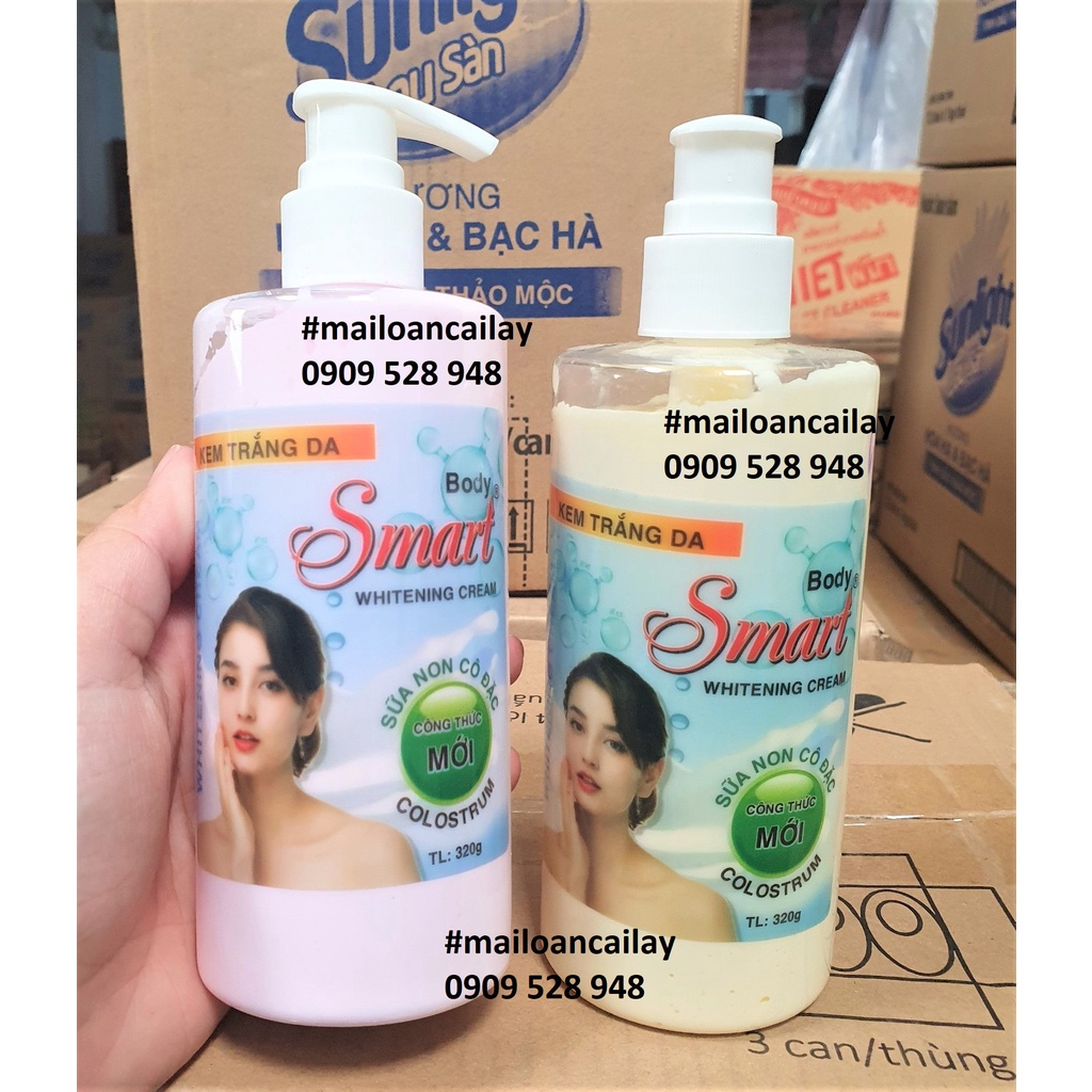 Kem dưỡng trắng da toàn thân Body smart 320g