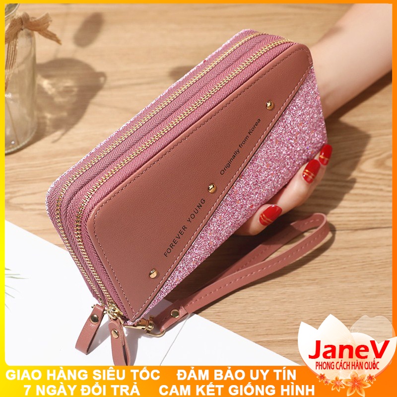 Ví Nữ Dài Cầm Tay Cao Cấp Sang Trọng Phong Cách Hàn Quốc TVNN392