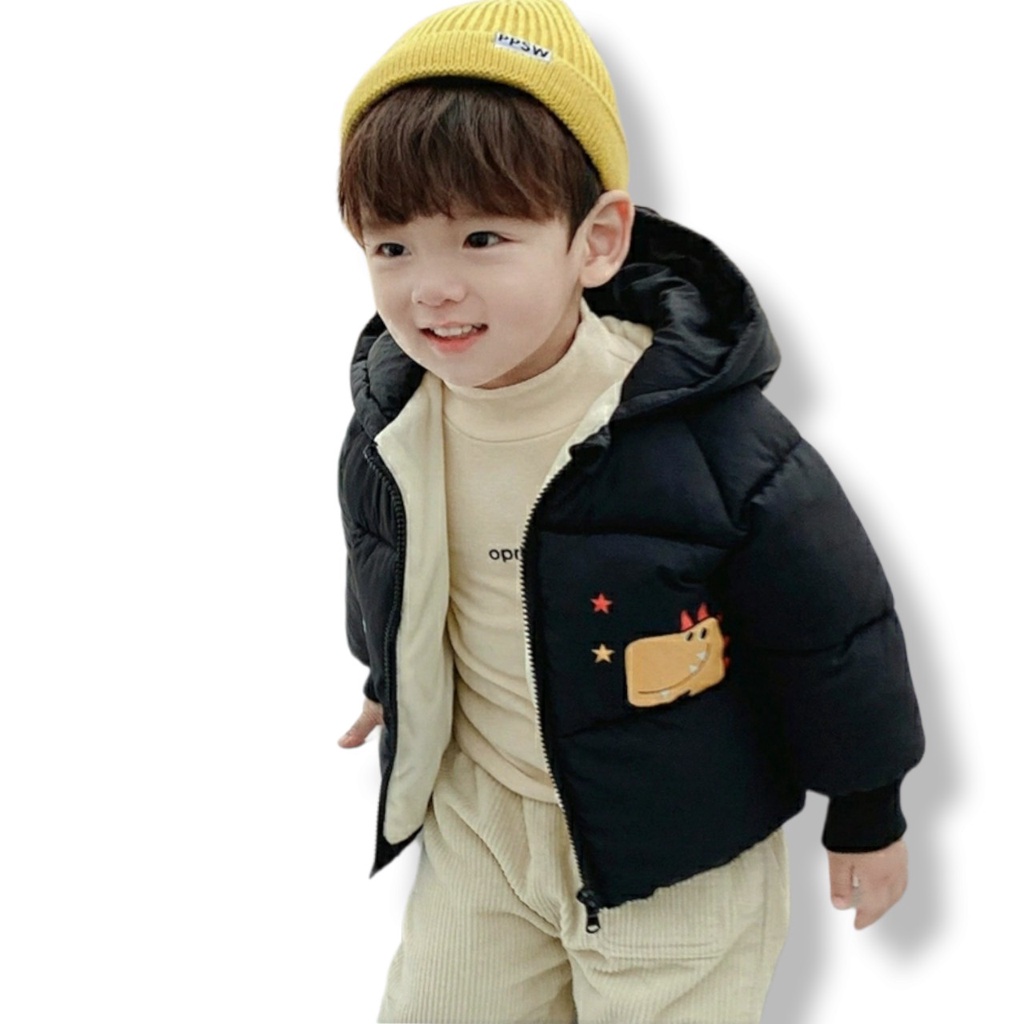 Áo khoác phao chần bông bé Trai túi hộp siêu ấm  - ĐĂNG QUANG FASHION