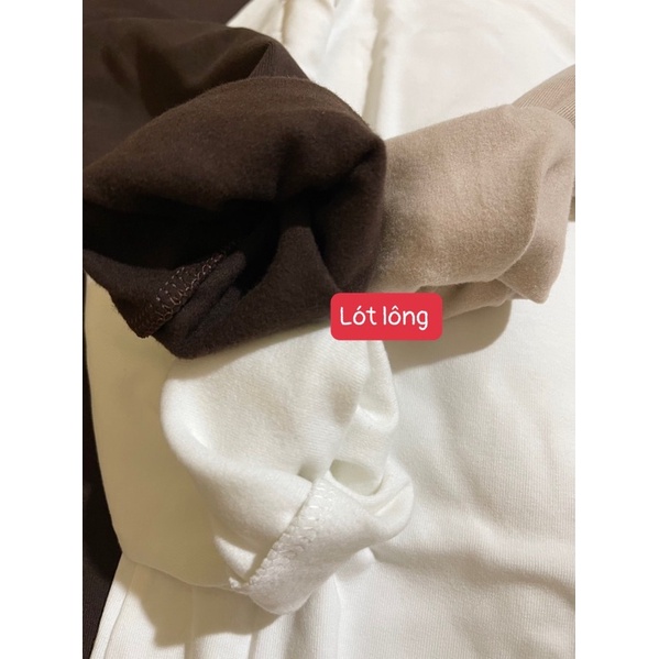 FOREN SHIRT - áo thun cổ lọ lót nỉ mềm mịn | BigBuy360 - bigbuy360.vn