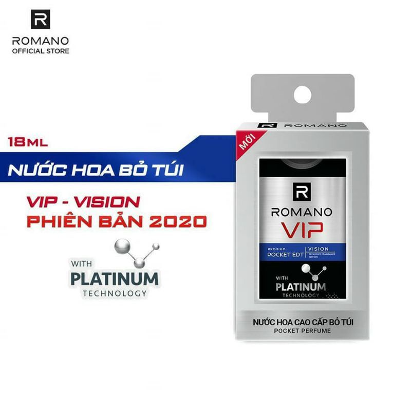 Nước hoa Romano bỏ túi Vip 18ml