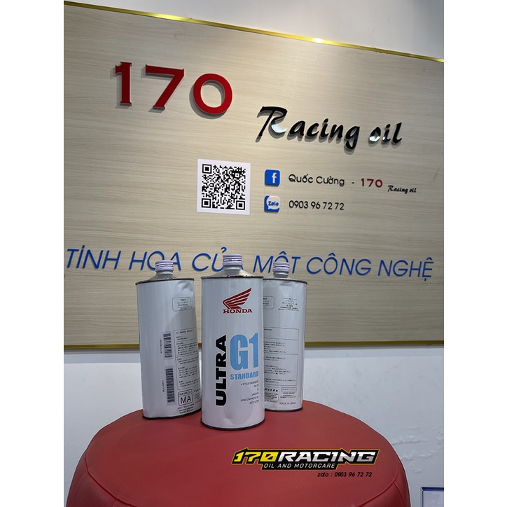 Nhớt Xe Máy HONDA ULTRA G1 STANDARD 4T SAE 5W30 Dung Tích 1000 ML Nhập Khẩu Nhật Bản
