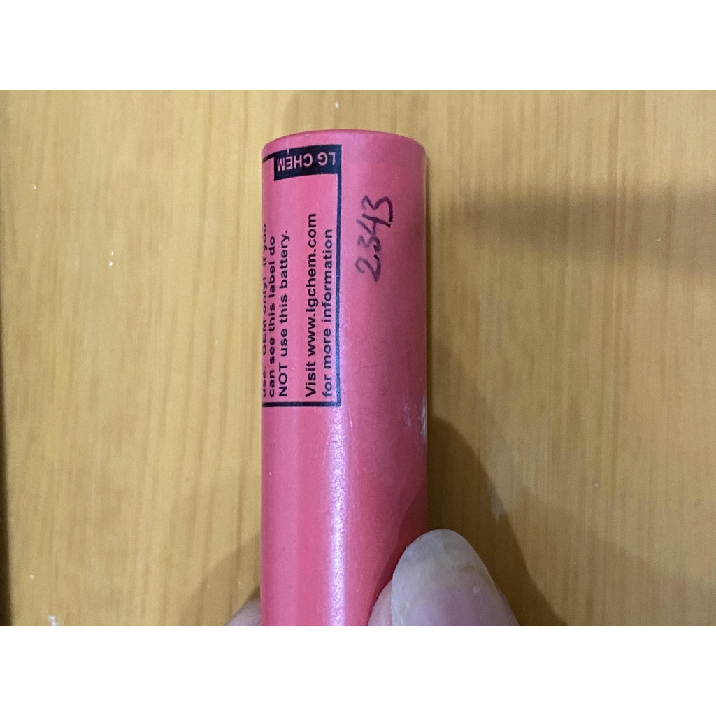 Cell pin 18650 cũ chính hãng LG HE2 dung lượng 2500mAh dòng xả cao 20A - KLH DIY
