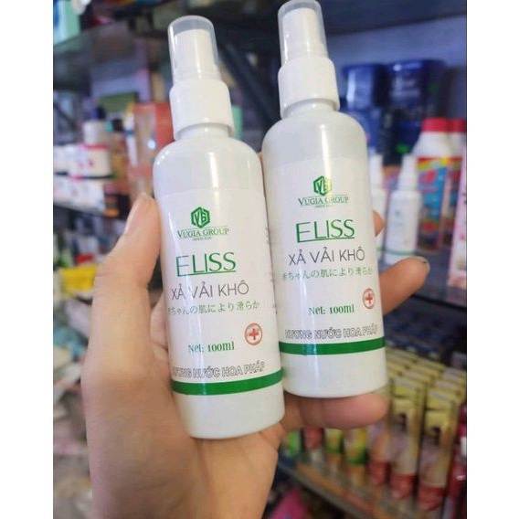 XỊT XẢ VẢI KHÔ ELISS - Thơm Mùi Downy, Comfort