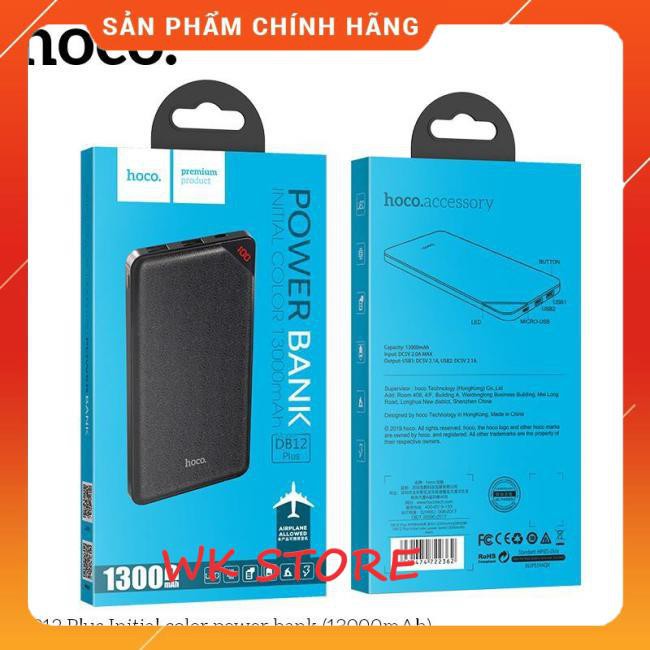 Sạc dự phòng cao cấp hoco db12 plus 13000 mAh chính hãng (BH 1 năm) | BigBuy360 - bigbuy360.vn