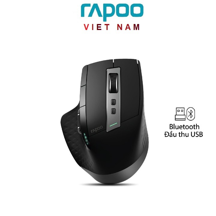 Chuột Gaming Rapoo MT750S Wireless - Đa thiết bị, Bluetooth 3.0/4.0 và USB Wireless 2.4Ghz