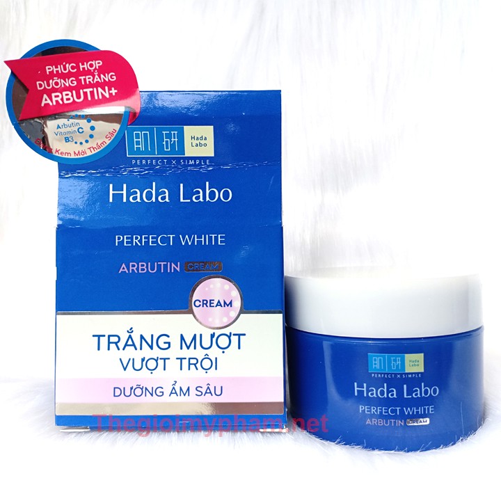 Kem Trắng Da Dưỡng Ẩm Chuyên Sâu Hada Labo 50g