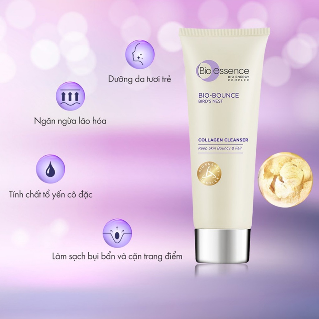 Sữa Rửa Mặt Bio Essence Tổ Yến 100g