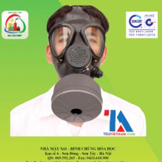 Cục lọc (quả lọc) khí độc quân đội V5 Filter - Chống vũ khí hóa học và khí độc các loại