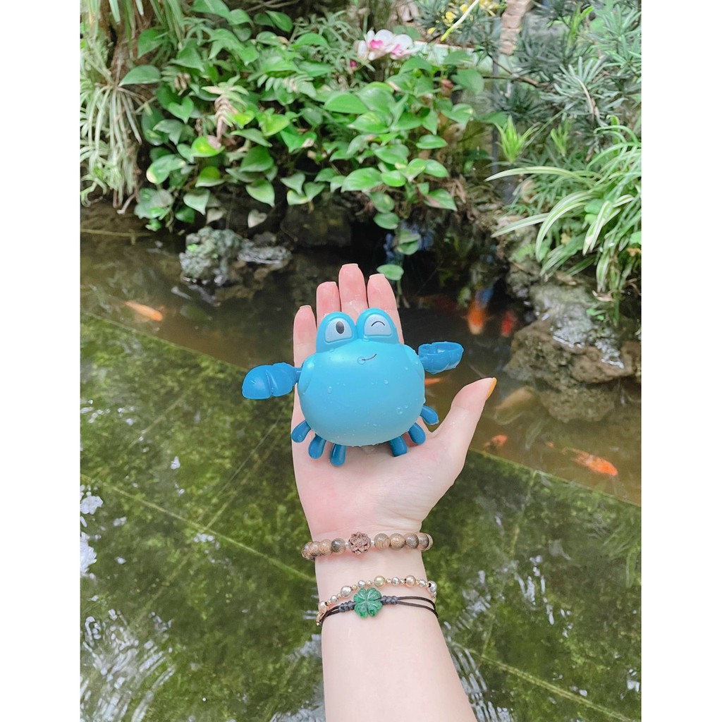 (Chọn mầu) Đồ chơi nhà tắm Cua bơi