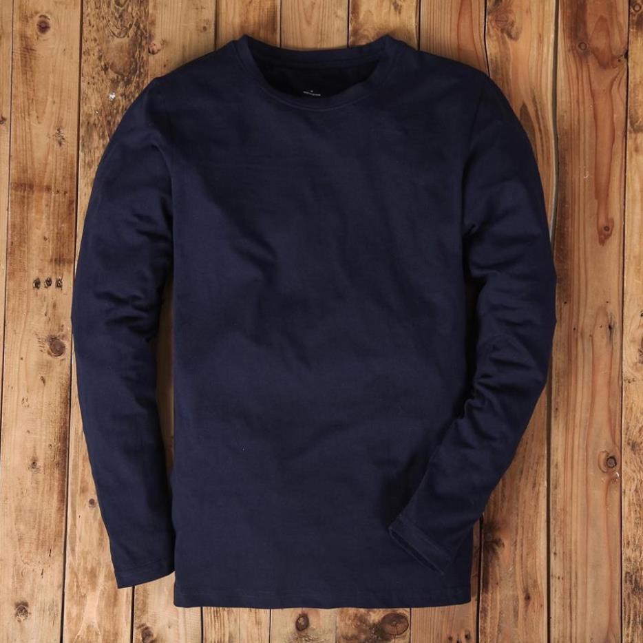 Áo thun dài tay cổ tròn nam màu đen chất thun cotton đẹp dáng ôm nhẹ phù hợp cho nam - King Man Store | BigBuy360 - bigbuy360.vn