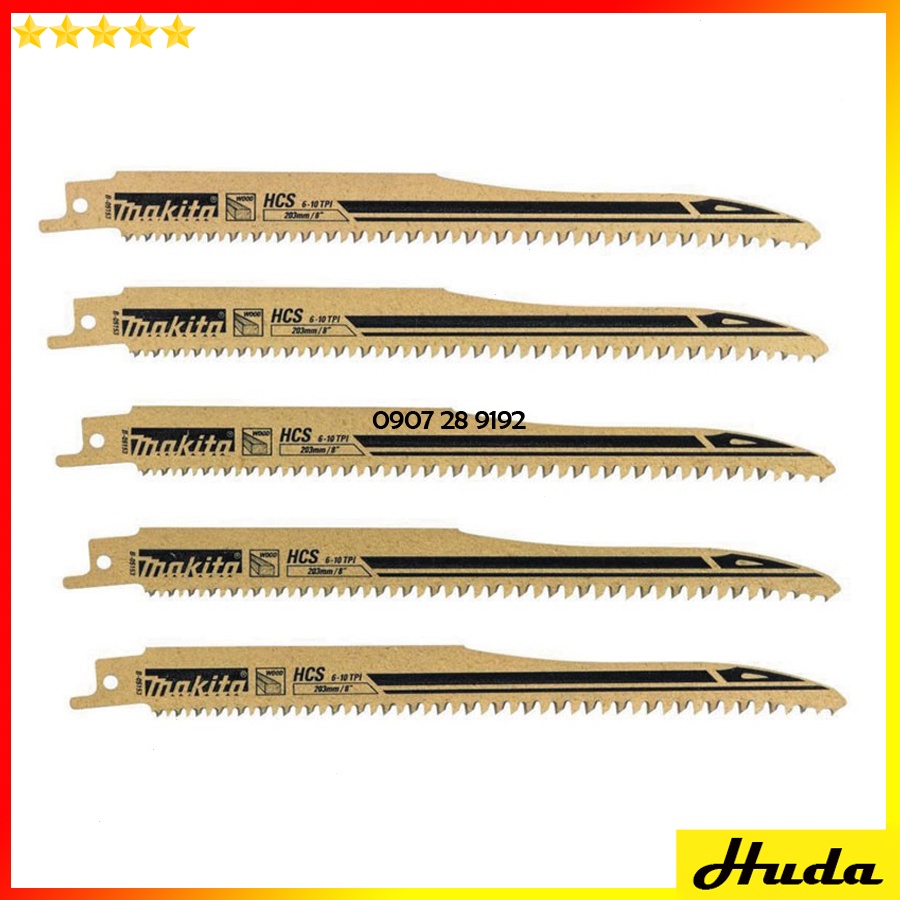 1 Lưỡi cưa kiếm cưa cắt gỗ 203x18x1.0mm Makita