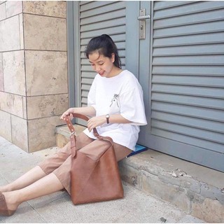 Túi Da Cut Out Miệng V