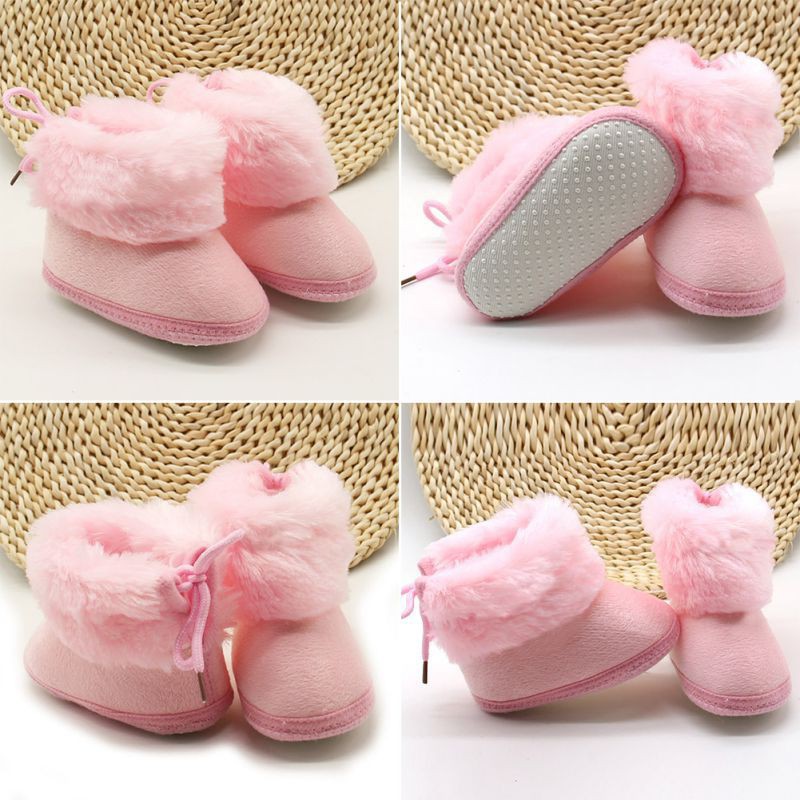 Giày boot giữ ấm kiểu dáng dễ thương dành cho các bé