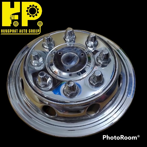 Ốp Mâm Inox Xe Tải LỚN TỪ 9-15 TẤN, 3 CHÂN,4 CHÂN,CONTAINER Phụ  kiện xe  hơi  xe  tải
