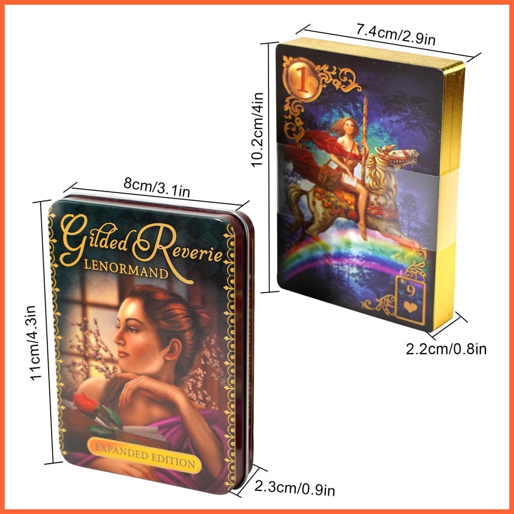 Bộ 44 Thẻ Bài Tarot Mạ Vàng Độc Đáo