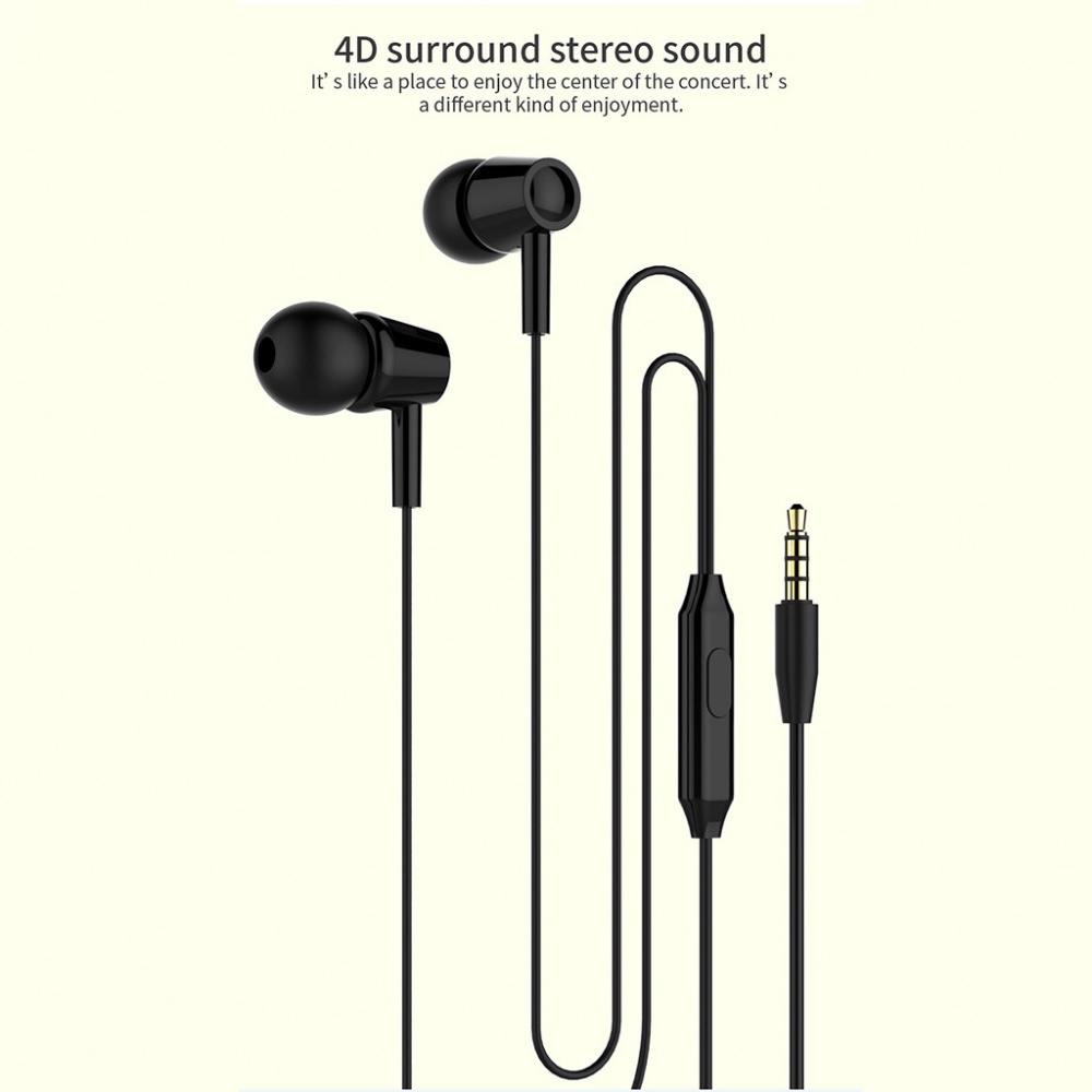 Tai nghe nhét tai s01 âm thanh siêu trầm jack 3.5mm có micro