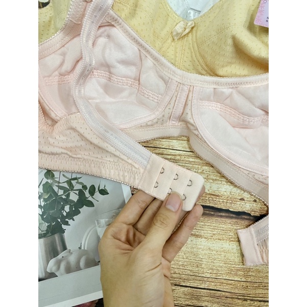 Áo ngực Thái không gọng thông hơi mè êm ái học sinh mẹ bầu bỉm sữa