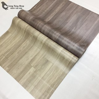Simili trải sàn vân gỗ xám - Loại nhám có hai màu xám và xám đậm