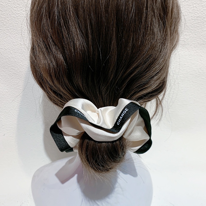 Dây Cột Tóc Cao Su Co Giãn Loại Lớn Đơn Giản Dành Cho Nữ