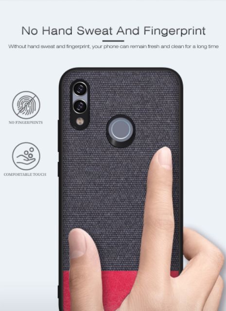 Ốp lưng Huawei Y9 2019 vải da mềm thời trang cao cấp xè xè