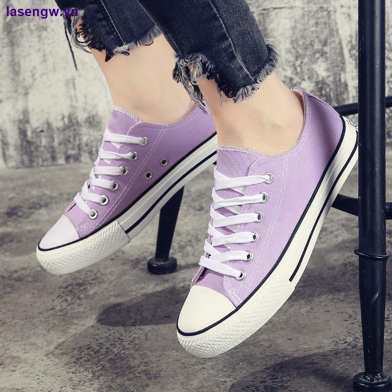 Giày Thể Thao Vải canvas Màu Đen Phong Cách Harajuku Hàn Quốc Thời Trang Mùa Hè 2021 Cho Nữ