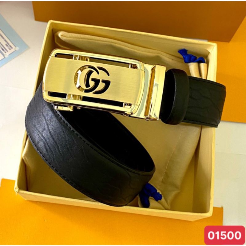 Dây Lưng GC Nam, Dây Nịt Hàng Da Thật Nguyên Miếng, Cam Kết 100%