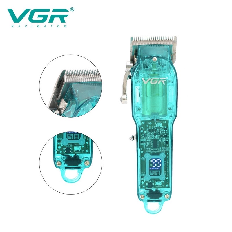 Tông đơ cắt tóc chuyên nghiệp trong suốt VGR 660