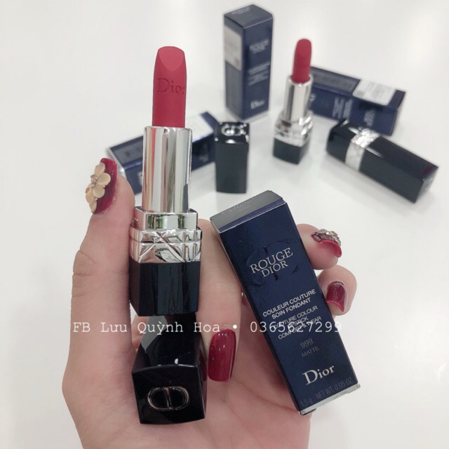 Son Dior Rouge 999 Matte phiên bản 2018 1,5gr