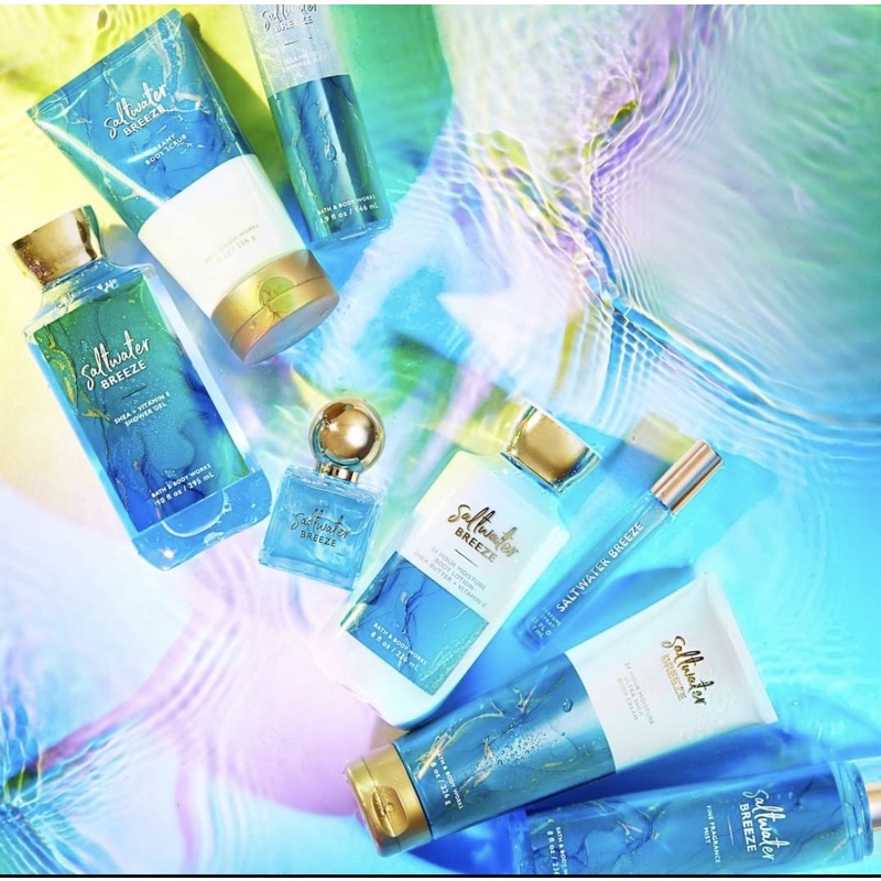 [Mã 33FMCGSALE giảm 8% đơn 500K] Bộ sản phẩm Bath&amp;Body Works Saltwater Breeze