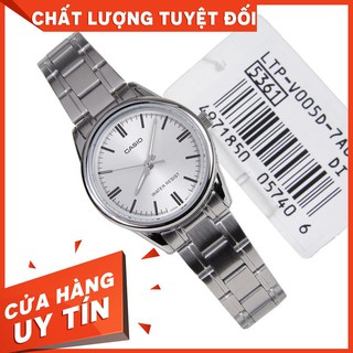 Hot đồng hồ nữ dây kim loại casio anh khuê ltp-v005d-7audf chính hãng 100%