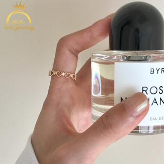 Nhẫn Đeo Tay Kim Loại Hình Trái Tim Thanh Lịch Dành Cho Nữ