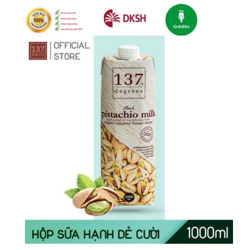 Sữa Hạt Dẻ Cười Nguyên Chất 137 Degrees hộp 1L-[FREE SHIP] TỪ ĐƠN 50K